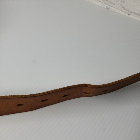 Vintage men genuine TIMBERLAND tan‎ leather belt size 36 - Picture 13 of 14
